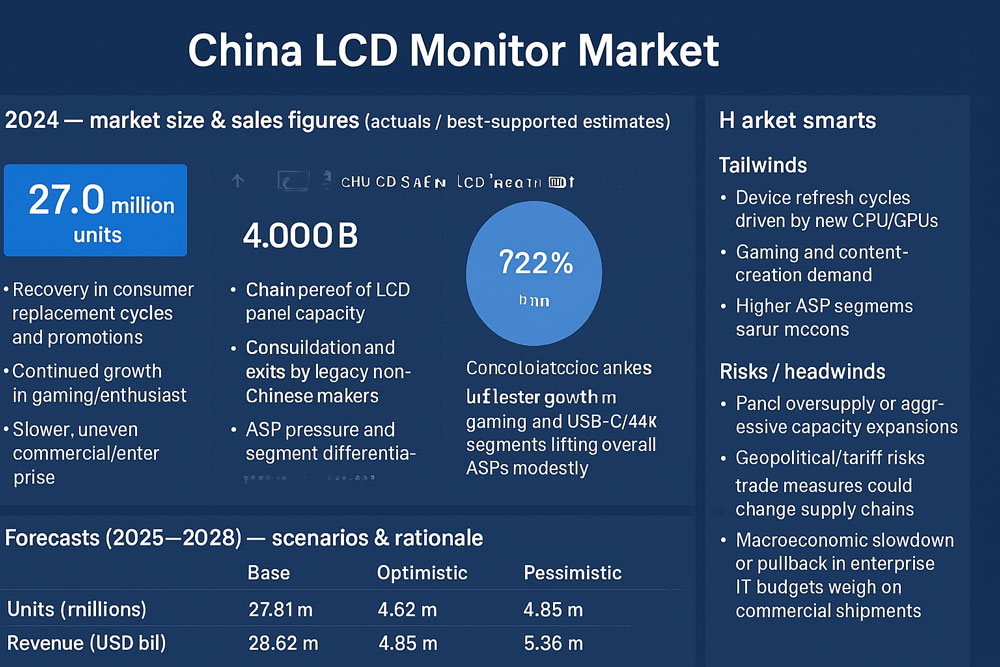 China LCD Monitor Market — industry report (original, professional)