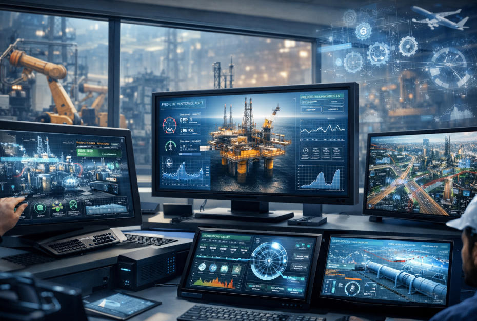 Industrial Displays for Digital Twin Systems: Enabling Real-Time Visualization and Smart Decision-Making