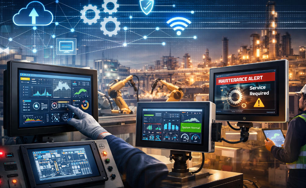 Industrial monitors in IIoT
